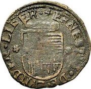 Belgium Liard Ernst. Reckheim ND KM# 16 ERNESTVS DE LYNDEN LIBER coin reverse