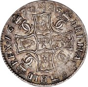 UK Merk 1674 KM# 102.2 Scotland MAG BRI FRA ET HIB REX 1675 coin reverse UK Merk 1674 KM# 102.2 Scotland MAG BRI FRA ET HIB REX 1675 coin reverse