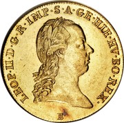Belgium Souverain D'or Austrian Netherlands 1792 B KM# 43 LEOP II D G R IMP S A GE HIE HV BO REX coin obverse Belgium Souverain D'or Austrian Netherlands 1792 B KM# 43 LEOP II D G R IMP S A GE HIE HV BO REX coin obverse