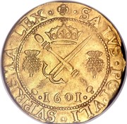 UK Sword & Sceptre James VI 1601 KM# 20 SALVS POPVLI SVPREMA LEX coin reverse UK Sword & Sceptre James VI 1601 KM# 20 SALVS POPVLI SVPREMA LEX coin reverse