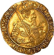 UK Unit James VI ND KM# 28 IACOBVS D G MAG BRIT FRAN & HIB REX coin obverse UK Unit James VI ND KM# 28 IACOBVS D G MAG BRIT FRAN & HIB REX coin obverse