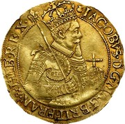 UK Unit James VI ND KM# 29 IACOBVS D G MAG BRIT FRAN & HIB REX coin obverse UK Unit James VI ND KM# 29 IACOBVS D G MAG BRIT FRAN & HIB REX coin obverse