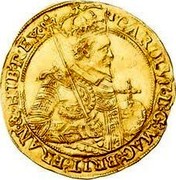 UK Unit Charles I ND KM# 56 CAROLVS D G MAG BRIT FRAN & HIB REX coin obverse UK Unit Charles I ND KM# 56 CAROLVS D G MAG BRIT FRAN & HIB REX coin obverse