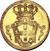 Portugal 1/2 Escudo (800 Reis) 1723 KM# 218.1 Kingdom Milled coinage coin reverse Portugal 1/2 Escudo (800 Reis) 1723 KM# 218.1 Kingdom Milled coinage coin reverse