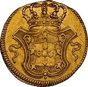Portugal 1/2 Escudo (800 Reis) Joao V 1724 KM# 218.2 coin reverse Portugal 1/2 Escudo (800 Reis) Joao V 1724 KM# 218.2 coin reverse