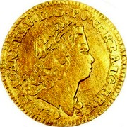 Portugal 1/2 Escudo (800 Reis) 1730 KM# 218.7 Kingdom Milled coinage IOANNES V D G PORT ET ALG REX 1730 coin obverse Portugal 1/2 Escudo (800 Reis) 1730 KM# 218.7 Kingdom Milled coinage IOANNES V D G PORT ET ALG REX 1730 coin obverse