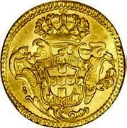 Portugal 1/2 Escudo (800 Reis) 1751 KM# 244.2 Kingdom Milled coinage coin reverse Portugal 1/2 Escudo (800 Reis) 1751 KM# 244.2 Kingdom Milled coinage coin reverse