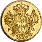 Portugal 1/2 Escudo (800 Reis) Maria and Pedro III 1784 KM# 269 coin reverse Portugal 1/2 Escudo (800 Reis) Maria and Pedro III 1784 KM# 269 coin reverse