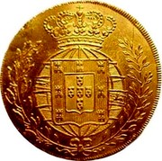 Portugal 1/2 Escudo (800 Reis) 1821 KM# 361 Kingdom Milled coinage coin reverse Portugal 1/2 Escudo (800 Reis) 1821 KM# 361 Kingdom Milled coinage coin reverse