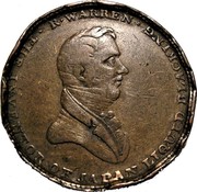 UK 1/2 Penny SJapan Liquid Blacking / R. Warren ND (1811-1815)  R WARREN THE INVENTOR OF JAPAN LIQUID BLACKING coin obverse UK 1/2 Penny SJapan Liquid Blacking / R. Warren ND (1811-1815)  R WARREN THE INVENTOR OF JAPAN LIQUID BLACKING coin obverse