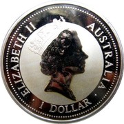 Australia 1 Dollar Kookaburra. Panda Privy Mark 1995 KM# 260 ELIZABETH II AUSTRALIA 1 DOLLAR coin obverse Australia 1 Dollar Kookaburra. Panda Privy Mark 1995 KM# 260 ELIZABETH II AUSTRALIA 1 DOLLAR coin obverse