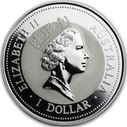 Australia 1 Dollar Kookaburra. Phoenix Privy Mark 1997 KM# 318.10 ELIZABETH II AUSTRALIA 1 DOLLAR coin obverse Australia 1 Dollar Kookaburra. Phoenix Privy Mark 1997 KM# 318.10 ELIZABETH II AUSTRALIA 1 DOLLAR coin obverse