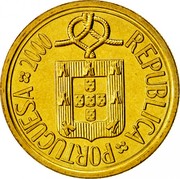 Portugal 10 Escudos 2000 KM# 633 Republic REPUBLICA PORTUGUESA 2000 coin obverse Portugal 10 Escudos 2000 KM# 633 Republic REPUBLICA PORTUGUESA 2000 coin obverse