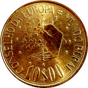 Portugal 10 Escudos Rural World 1987 KM# 638 CONSELHO DA EUROPA MUNDO RURAL 10$00 coin reverse Portugal 10 Escudos Rural World 1987 KM# 638 CONSELHO DA EUROPA MUNDO RURAL 10$00 coin reverse