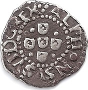 Portugal 10 Reis (1/2 Vinten) Afonso VI ND KM# 65 ALPHONSVS.VI.DG.REX coin obverse Portugal 10 Reis (1/2 Vinten) Afonso VI ND KM# 65 ALPHONSVS.VI.DG.REX coin obverse