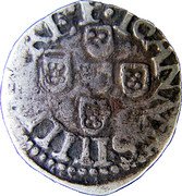 Portugal 10 Reis (1/2 Vinten) (Joao IV) KM# 28 IOΛΝΝES IIII D G RE.P coin obverse Portugal 10 Reis (1/2 Vinten) (Joao IV) KM# 28 IOΛΝΝES IIII D G RE.P coin obverse