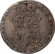 UK 10 Shillings Anne 1706 Sp 5701 KM# 149.1 MAG BRIT FRA ET HIB REGINA 1706 coin reverse UK 10 Shillings Anne 1706 Sp 5701 KM# 149.1 MAG BRIT FRA ET HIB REGINA 1706 coin reverse