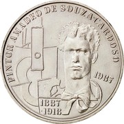 Portugal 100 Esc 100th Anniversary of the Birth of Amadeo de Souza Cardoso 1987 INCM KM# 644 PINTOR AMADEO DE SOUZA CARDOSO 1987 1887 1918 coin reverse