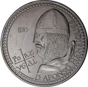 Portugal 100 Esc 800th Anniversary of the Death of King Afonso Henriques 1985 KM# 629 1185 D.AFONSO HENRIQUES coin reverse Portugal 100 Esc 800th Anniversary of the Death of King Afonso Henriques 1985 KM# 629 1185 D.AFONSO HENRIQUES coin reverse