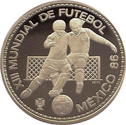 Portugal 100 Escudos 13th World Cup Football 1986 KM# 637a XIII MUNDIAL DE FUTEBOL MEXICO 86 coin reverse Portugal 100 Escudos 13th World Cup Football 1986 KM# 637a XIII MUNDIAL DE FUTEBOL MEXICO 86 coin reverse