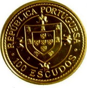 Portugal 100 Escudos Explorer Nuno Tristao 1987 KM# 640b REPUBLICA PORTUGUESA 100 ESCUDOS coin obverse Portugal 100 Escudos Explorer Nuno Tristao 1987 KM# 640b REPUBLICA PORTUGUESA 100 ESCUDOS coin obverse