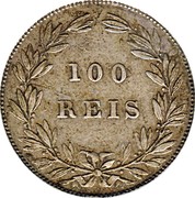 Portugal 100 Reis 1886 KM# 510 Kingdom Decimal coinage 100 REIS coin reverse Portugal 100 Reis 1886 KM# 510 Kingdom Decimal coinage 100 REIS coin reverse
