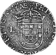Portugal 100 Reis Filipe III ND LB KM# 17 PHIILIPVS.D G REX PORTVGALIAE L-B coin obverse Portugal 100 Reis Filipe III ND LB KM# 17 PHIILIPVS.D G REX PORTVGALIAE L-B coin obverse