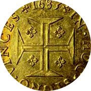 Portugal 1000 Reis Pedro II 1683 KM# 146 1683 IN HOC SIGNO VINCES coin reverse Portugal 1000 Reis Pedro II 1683 KM# 146 1683 IN HOC SIGNO VINCES coin reverse