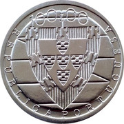 Portugal 100$00 600th Anniversary of the Battle of Aljubarrota 1985 KM# 630 100$00 REPUBLICA PORTUGUESA coin obverse Portugal 100$00 600th Anniversary of the Battle of Aljubarrota 1985 KM# 630 100$00 REPUBLICA PORTUGUESA coin obverse