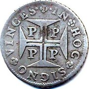 Portugal 120 Reis (6 Vintens) Pedro II 1693 KM# 158 .PETRVS.II.D.G.REX.PORTVG. 100 coin obverse Portugal 120 Reis (6 Vintens) Pedro II 1693 KM# 158 .PETRVS.II.D.G.REX.PORTVG. 100 coin obverse