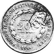 Portugal 120 Reis Countermarked Coinage ND KM# 19.2 coin reverse Portugal 120 Reis Countermarked Coinage ND KM# 19.2 coin reverse