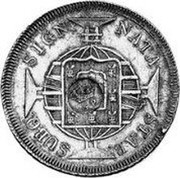 Portugal 1200 Reis ND KM# 29.4 Portuguese Administration Countermarked coinage (1887 Decree) SIGN NATA STAB SUBQ coin obverse Portugal 1200 Reis ND KM# 29.4 Portuguese Administration Countermarked coinage (1887 Decree) SIGN NATA STAB SUBQ coin obverse