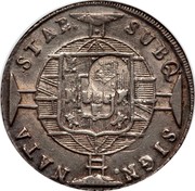 Portugal 1200 Reis ND R KM# 29.5 Portuguese Administration Countermarked coinage (1887 Decree) SUBQ SIGN NATA STAB coin obverse Portugal 1200 Reis ND R KM# 29.5 Portuguese Administration Countermarked coinage (1887 Decree) SUBQ SIGN NATA STAB coin obverse