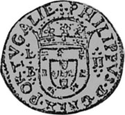 Portugal 2 Cruzados ND LB KM# 8 Kingdom Dump coinage PHILIPVS D G REX PORTVGALIE coin obverse Portugal 2 Cruzados ND LB KM# 8 Kingdom Dump coinage PHILIPVS D G REX PORTVGALIE coin obverse