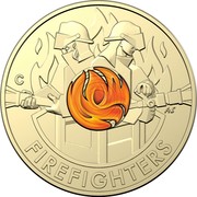 Australia 2 Dollars (Remembrance Day - Firefighters) C AS FIREFIGHTERS coin reverse Australia 2 Dollars (Remembrance Day - Firefighters) C AS FIREFIGHTERS coin reverse
