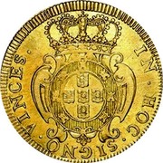 Portugal 2 Escudos Joan V 1722 L KM# 212 IN HOC SIGNO VINCES coin reverse Portugal 2 Escudos Joan V 1722 L KM# 212 IN HOC SIGNO VINCES coin reverse
