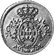 Portugal 2 Escudos (1/2 Peca. 3200 Reis) 1805 KM# 339 Kingdom Milled coinage coin reverse