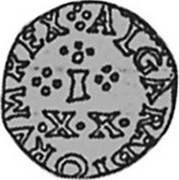 Portugal 20 Reis ND KM# 29 Kingdom Dump coinage coin reverse Portugal 20 Reis ND KM# 29 Kingdom Dump coinage coin reverse