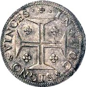 Portugal 200 Reis (1/2 Cruzado) Pedro Prince Regent 1681 KM# 113 IN*HOC*SIGNO*VINCES. coin reverse Portugal 200 Reis (1/2 Cruzado) Pedro Prince Regent 1681 KM# 113 IN*HOC*SIGNO*VINCES. coin reverse