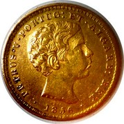 Portugal 2000 Reis 1856 KM# 496 Kingdom Decimal coinage PETRUS V PORTUG ET ALGARB REX 1856 coin obverse Portugal 2000 Reis 1856 KM# 496 Kingdom Decimal coinage PETRUS V PORTUG ET ALGARB REX 1856 coin obverse