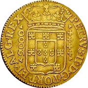 Portugal 2000 Reis (Peter II) KM# 147 2000 PETRVS II D G REX PORTVGAL coin obverse Portugal 2000 Reis (Peter II) KM# 147 2000 PETRVS II D G REX PORTVGAL coin obverse