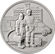 Russia 25 Rubles Selfless labour of health workers 2020 ММД  coin reverse Russia 25 Rubles Selfless labour of health workers 2020 ММД  coin reverse