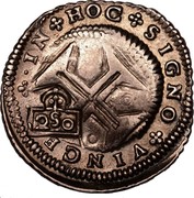 Portugal 250 Reis ND KM# 434.1 Kingdom Countermarked coinage Type III coin obverse Portugal 250 Reis ND KM# 434.1 Kingdom Countermarked coinage Type III coin obverse