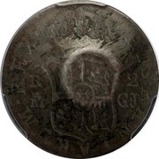 Portugal 300 Reis Fernando VI ND KM# 25.2 HISPANIARUM REX coin reverse Portugal 300 Reis Fernando VI ND KM# 25.2 HISPANIARUM REX coin reverse