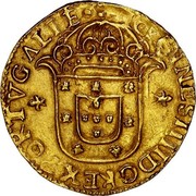 Portugal 4 Cruzados Joao IV 1642 KM# 60 · IOANNES IIII D G REX PORTVGALIE coin obverse Portugal 4 Cruzados Joao IV 1642 KM# 60 · IOANNES IIII D G REX PORTVGALIE coin obverse