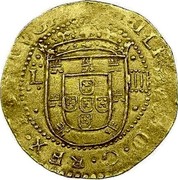 Portugal 4 Cruzados ND L KM# 9.1 Kingdom Dump coinage PHILIPPVS D G REX PORTVGALIÆ coin obverse Portugal 4 Cruzados ND L KM# 9.1 Kingdom Dump coinage PHILIPPVS D G REX PORTVGALIÆ coin obverse