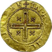 Portugal 4 Cruzados ND L KM# 9.1 Kingdom Dump coinage INHOC SIGNO VINCES coin reverse Portugal 4 Cruzados ND L KM# 9.1 Kingdom Dump coinage INHOC SIGNO VINCES coin reverse