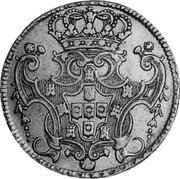 Portugal 4 Escudos (Peca) 1744 KM# 221.9 Kingdom Milled coinage coin reverse Portugal 4 Escudos (Peca) 1744 KM# 221.9 Kingdom Milled coinage coin reverse