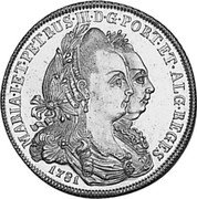 Portugal 4 Escudos (Peca) Maria and Pedro III 1781 KM# 271 MARIA I ET PETRUS III D G PORT ET ALG REGES 1778 coin obverse Portugal 4 Escudos (Peca) Maria and Pedro III 1781 KM# 271 MARIA I ET PETRUS III D G PORT ET ALG REGES 1778 coin obverse