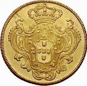 Portugal 4 Escudos (Peca) 1786 KM# 290 Kingdom Milled coinage coin reverse Portugal 4 Escudos (Peca) 1786 KM# 290 Kingdom Milled coinage coin reverse